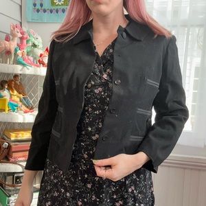 Black vintage blazer